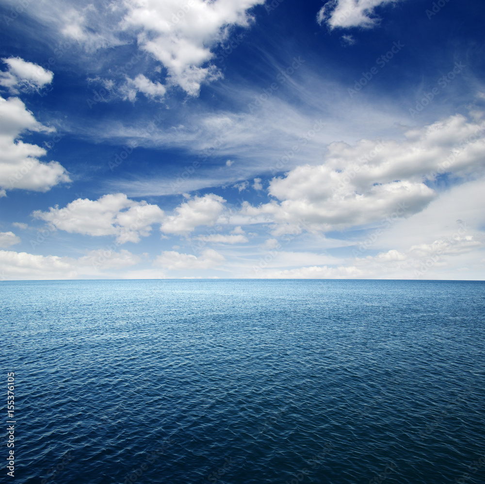 Fototapeta premium Blue sea water surface