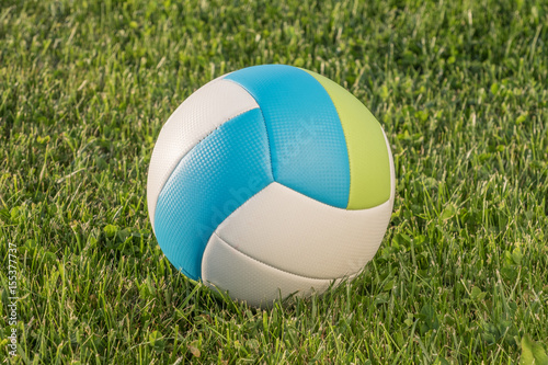 Sports ball on the grass