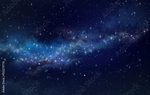 Star field in outer space