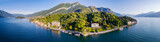 Villa Carlotta - Lago di Como (IT) - Tremezzina -  Vista aerea panoramica della costa