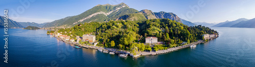 Villa Carlotta - Lago di Como (IT) - Tremezzina - Vista aerea panoramica della costa