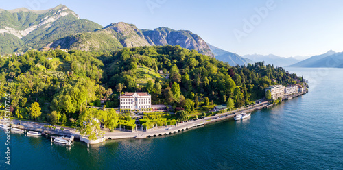 Villa Carlotta - Lago di Como (IT) - Tremezzina -  Vista aerea panoramica photo