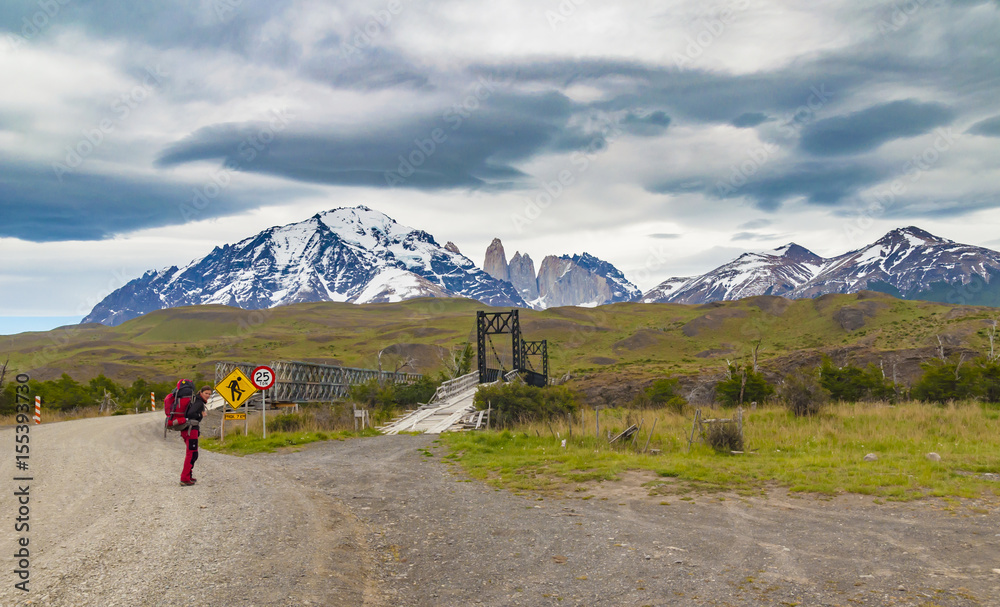 Treking, Torres del Paine, Chile, Patagonia