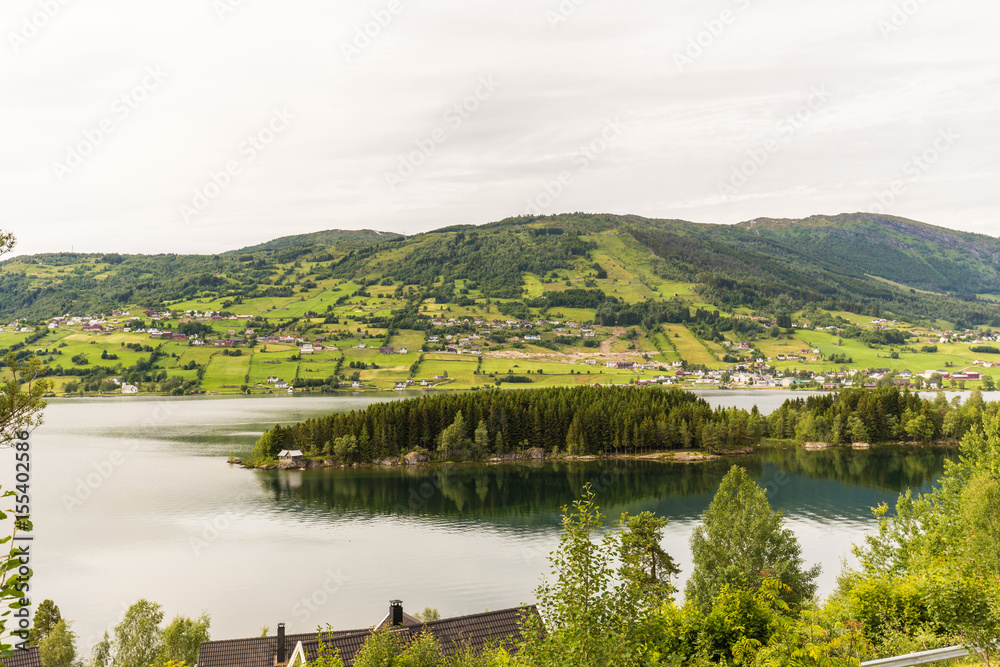 Fototapeta premium Haslovatnet Lake Norway