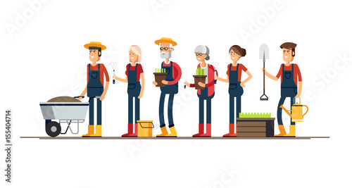 Couple of gardeners