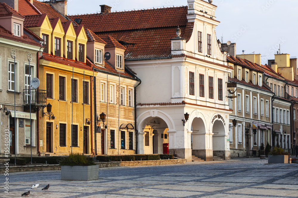 SANDOMIERZ, POLAND - APRIL 04: Old town in Sandomierz