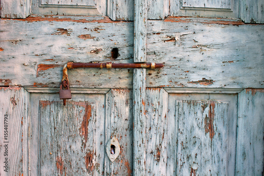 Antique doors and lock 