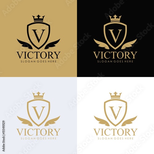 Royal brand logo design vector