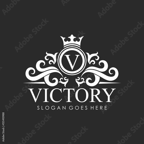 Royal brand logo design vector