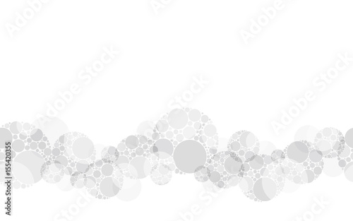 Floating polkadots background. Seamless pattern.Vector. 