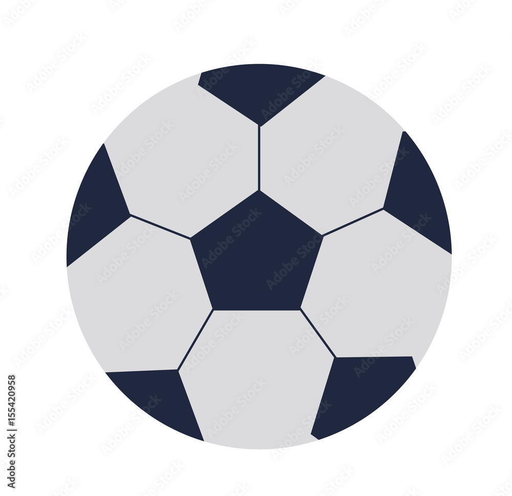 Football Isolated Illustration. Sports Equipment Football Isolated Illustration. Sports Equipment