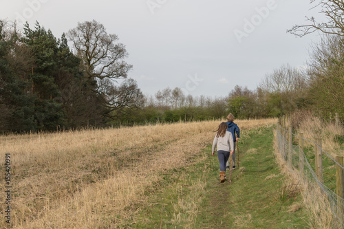Young kids walking in the countryside © Steven