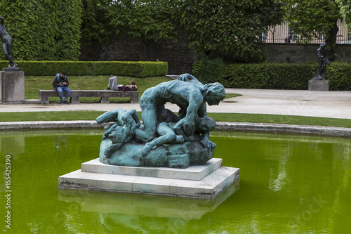 in the gardens of the Rodin musem, Paris, France photo