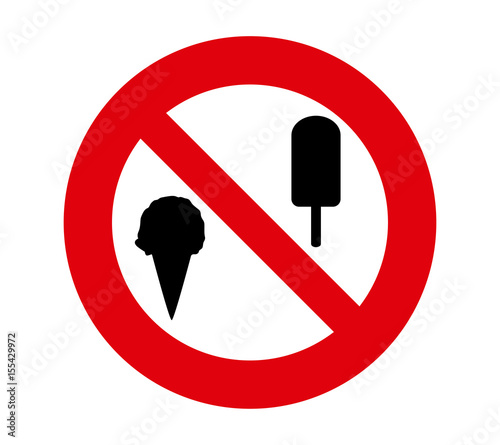 forbidden signal ice cream