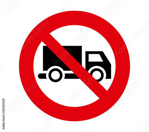 forbidden signal truck