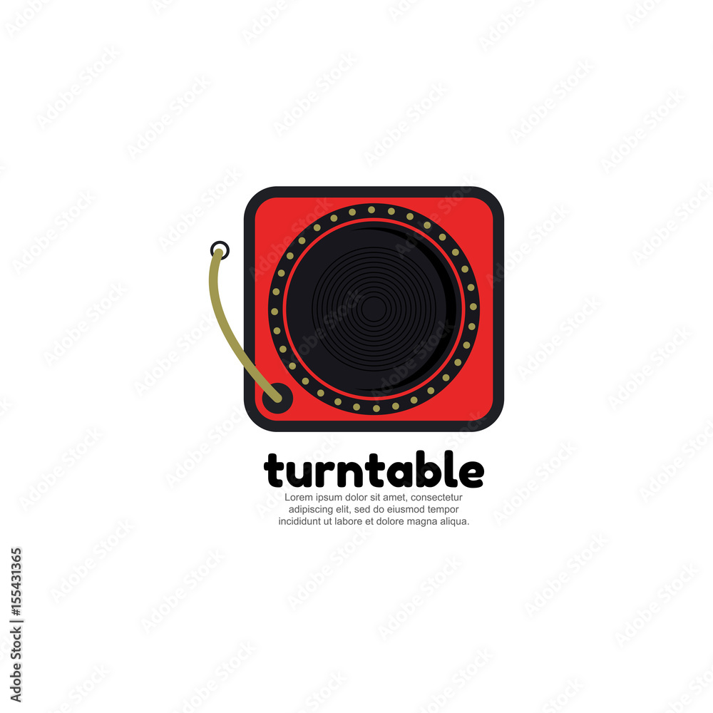 Template logo for turntable. Template logo for turntable.