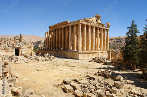 The Temple of Bacchus in Baalbek, Lebanon 