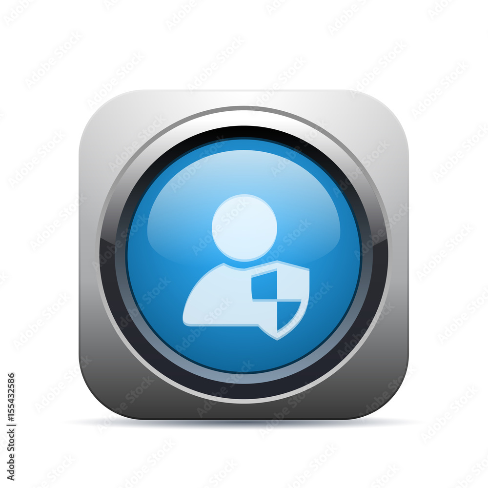 Square Push-Button - Vector Square Push-Button - Vector