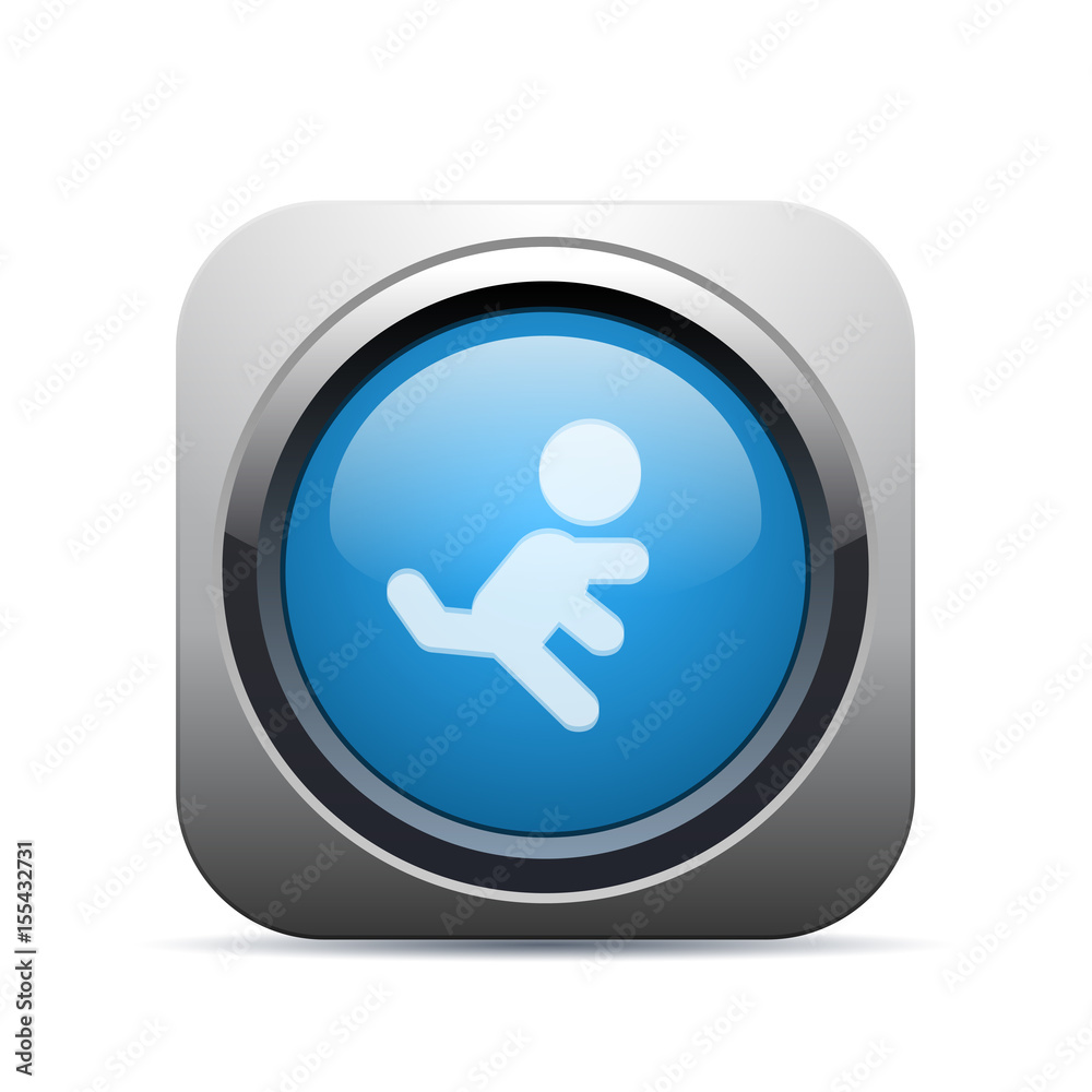 Square Push-Button - Vector Square Push-Button - Vector