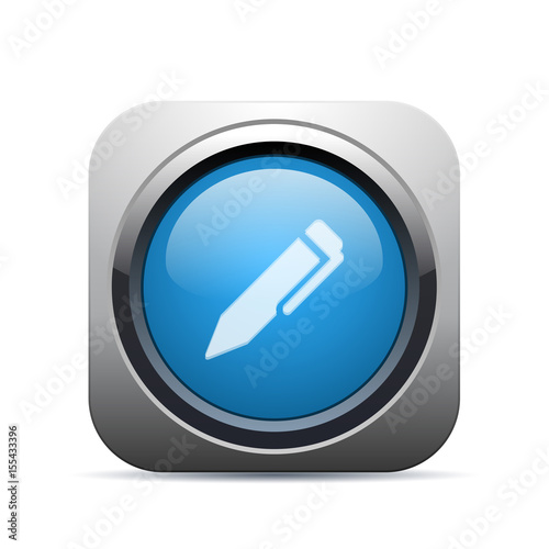 Square Push-Button - Vector