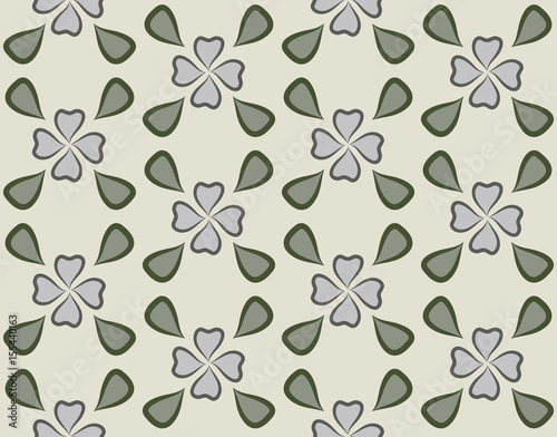 Repeatable background with flowers for website, wallpaper, textile printing, texture, editable