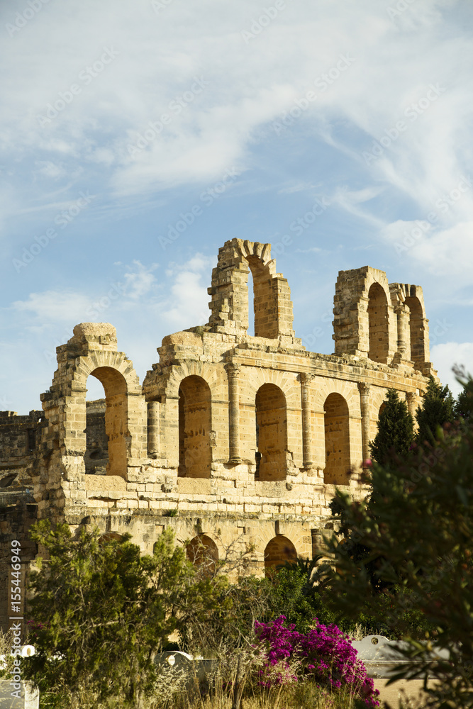 Obraz premium Amphitheatre of El Jem