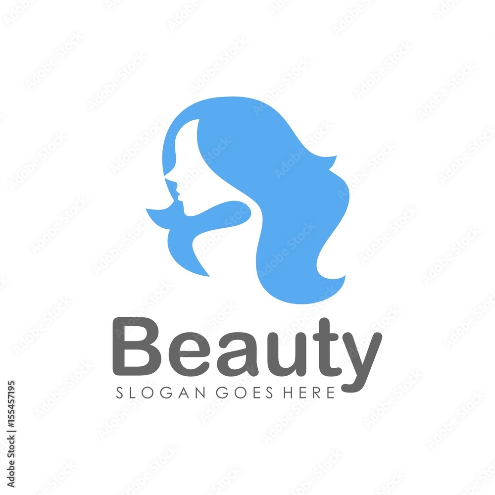 Fototapeta premium Beauty clinic and spa therapy logo design vector