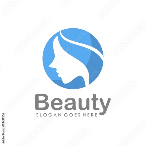 Beauty clinic and spa therapy logo design vector