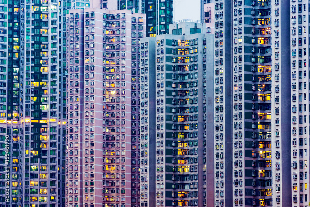 High rise apartment buildings in Hong Kong High rise apartment buildings in Hong Kong