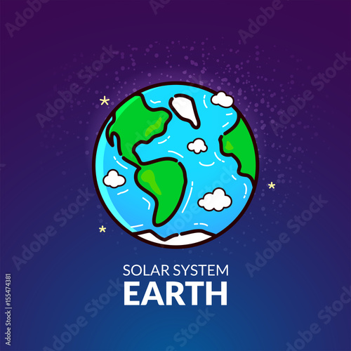 Planet Earth vector illustration