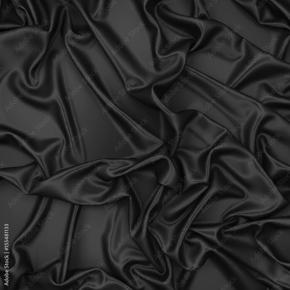 Smooth satin drapery Smooth satin drapery