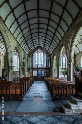 Church in North Hill  Cornwall  England