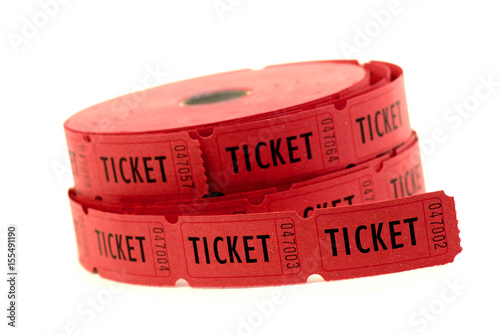 Tickets Used for Entrance into an Event
