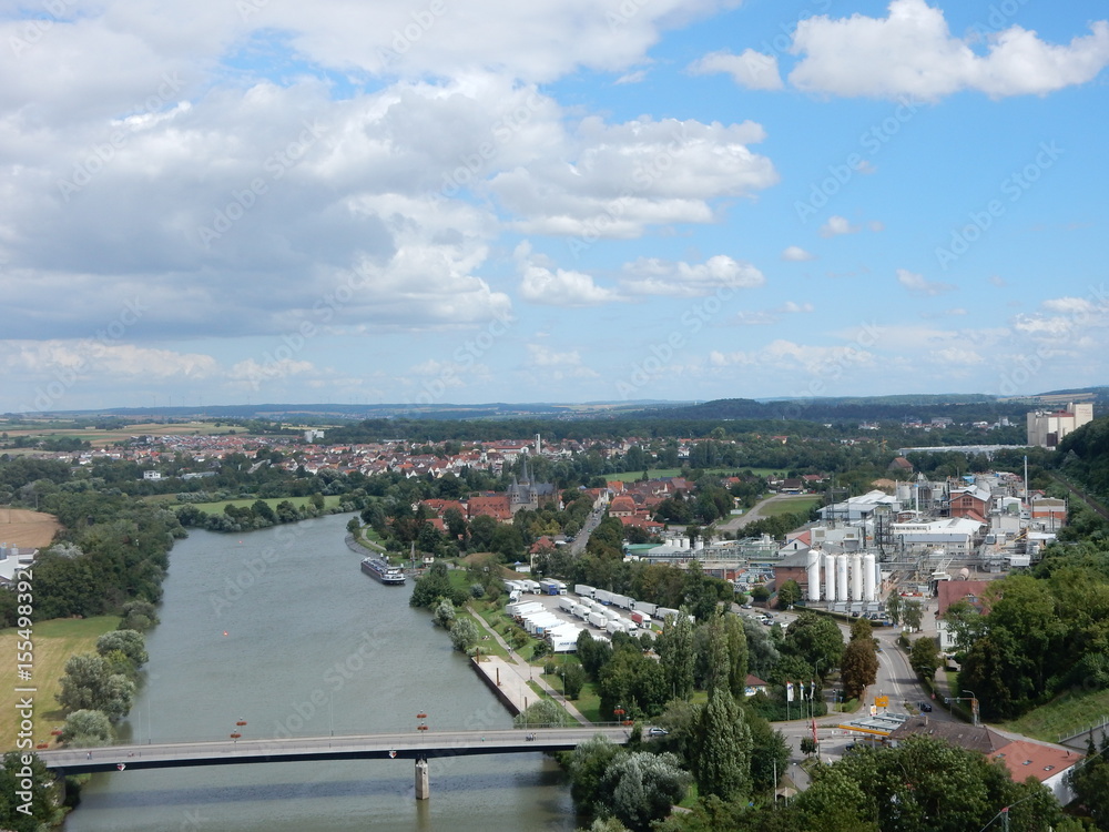 Blick vom Blauen Turm in Bad Wimpfen