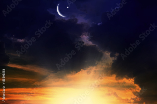  Religion background Dramatic nature background . Light in dark sky . Light from sky . beautiful cloud . Religion background . 