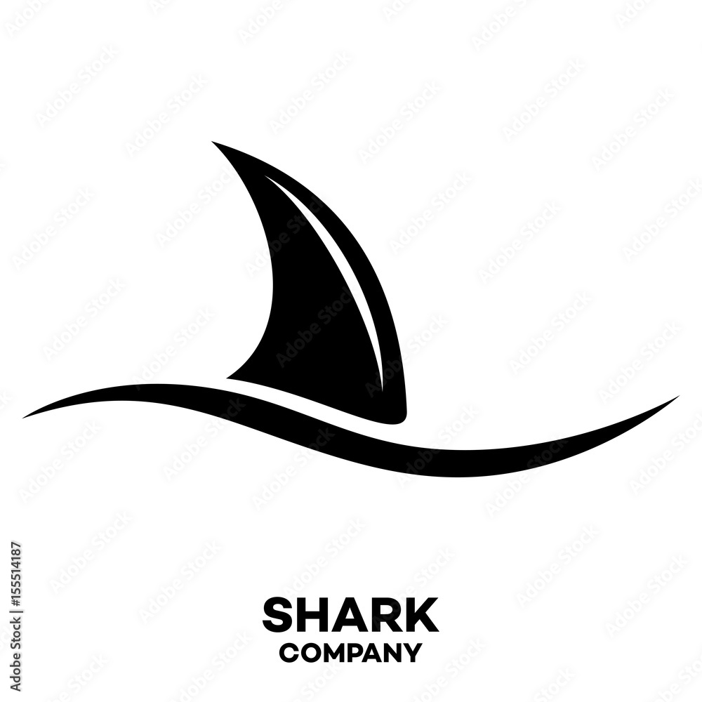 Fototapeta premium shark logo