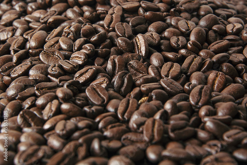 roasted coffee beans  can be used as a background