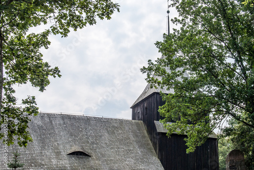 Old wooden church photo