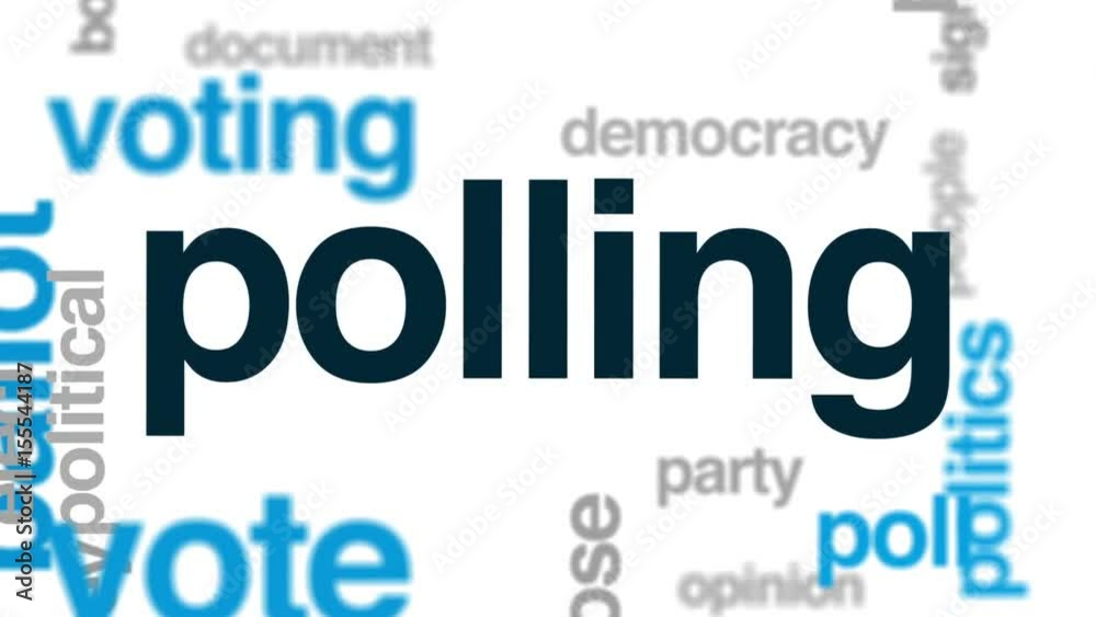 Polling animated word cloud, text design animation. Polling animated word cloud, text design animation.