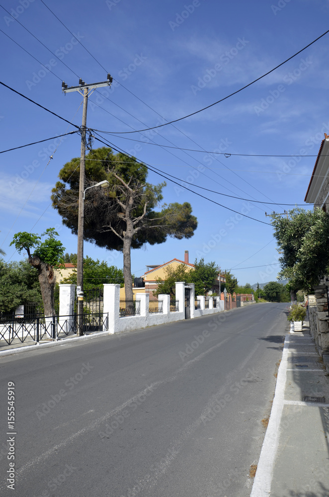 Route vers Pythagorion (Samos)