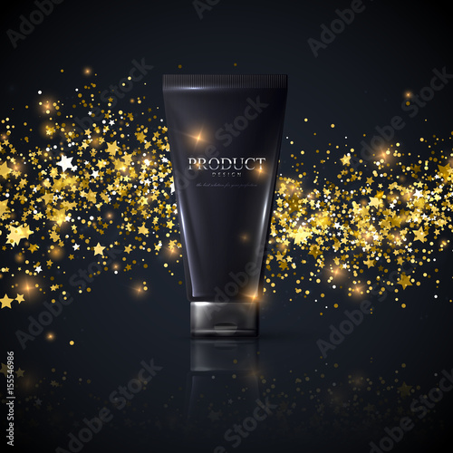 Cosmetics product ads poster template.