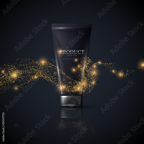 Cosmetics product ads poster template.