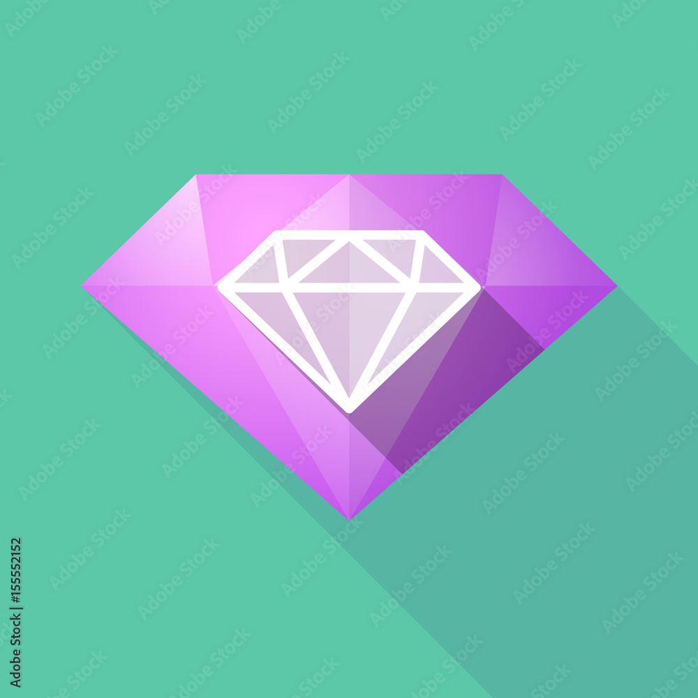 Long shadow diamond with a diamond Long shadow diamond with a diamond