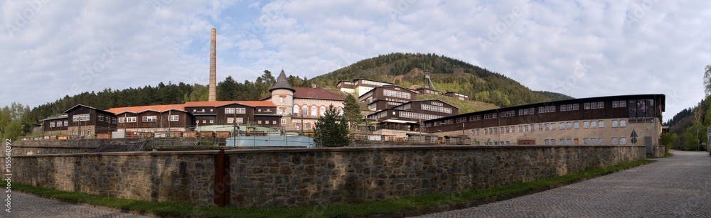 Fototapeta premium Rammelsberg - the old coal mine in Goslar - UNESCO heritage