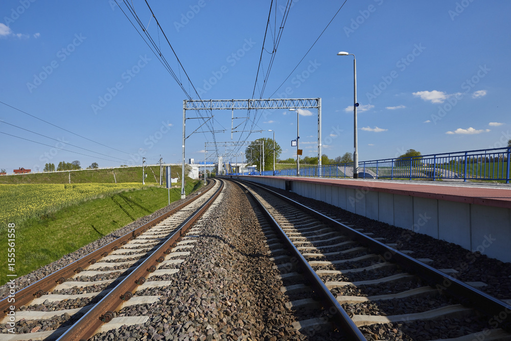 New train route for fast PENDOLINO trains on the Gdansk - Warsaw route, Poland