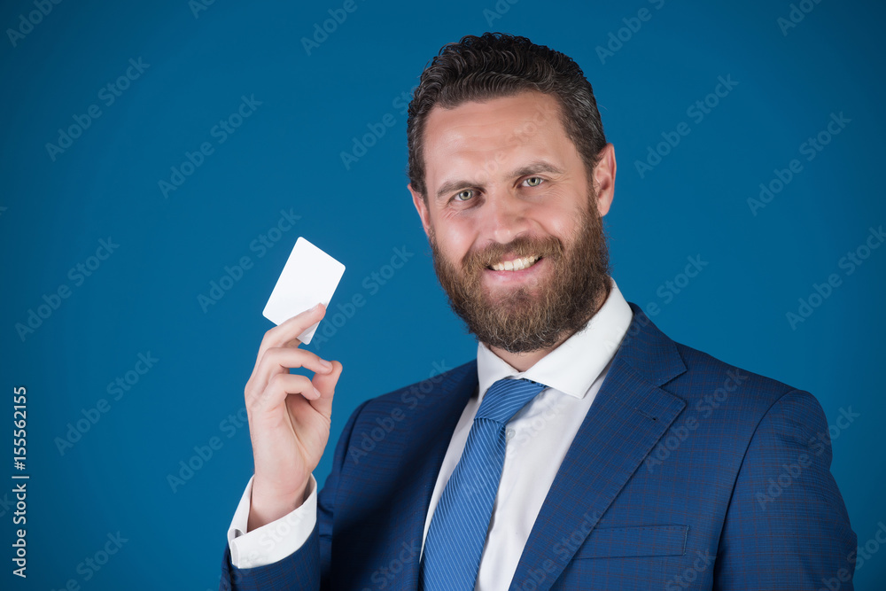 business ethics, credit and savings, card in hand of man business ethics, credit and savings, card in hand of man