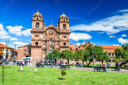 Tableau sur toile Cusco, Peru - Plaza de Armas