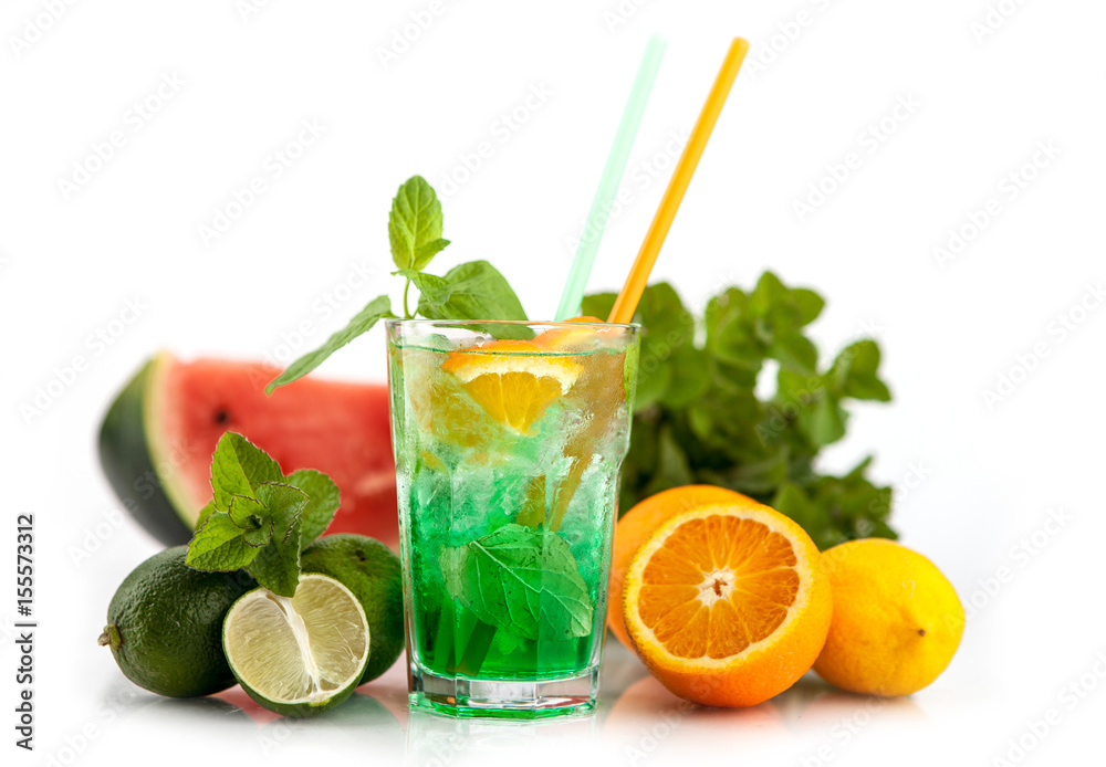Fototapeta premium Lemoniada miętowa Letni drink