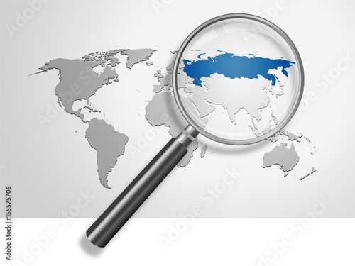 Landkarte *** Russland
