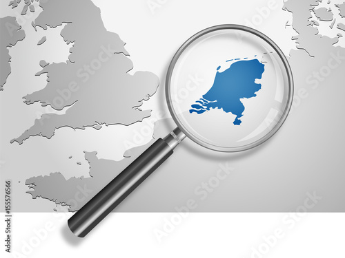 Landkarte *** Europa Niederlande
